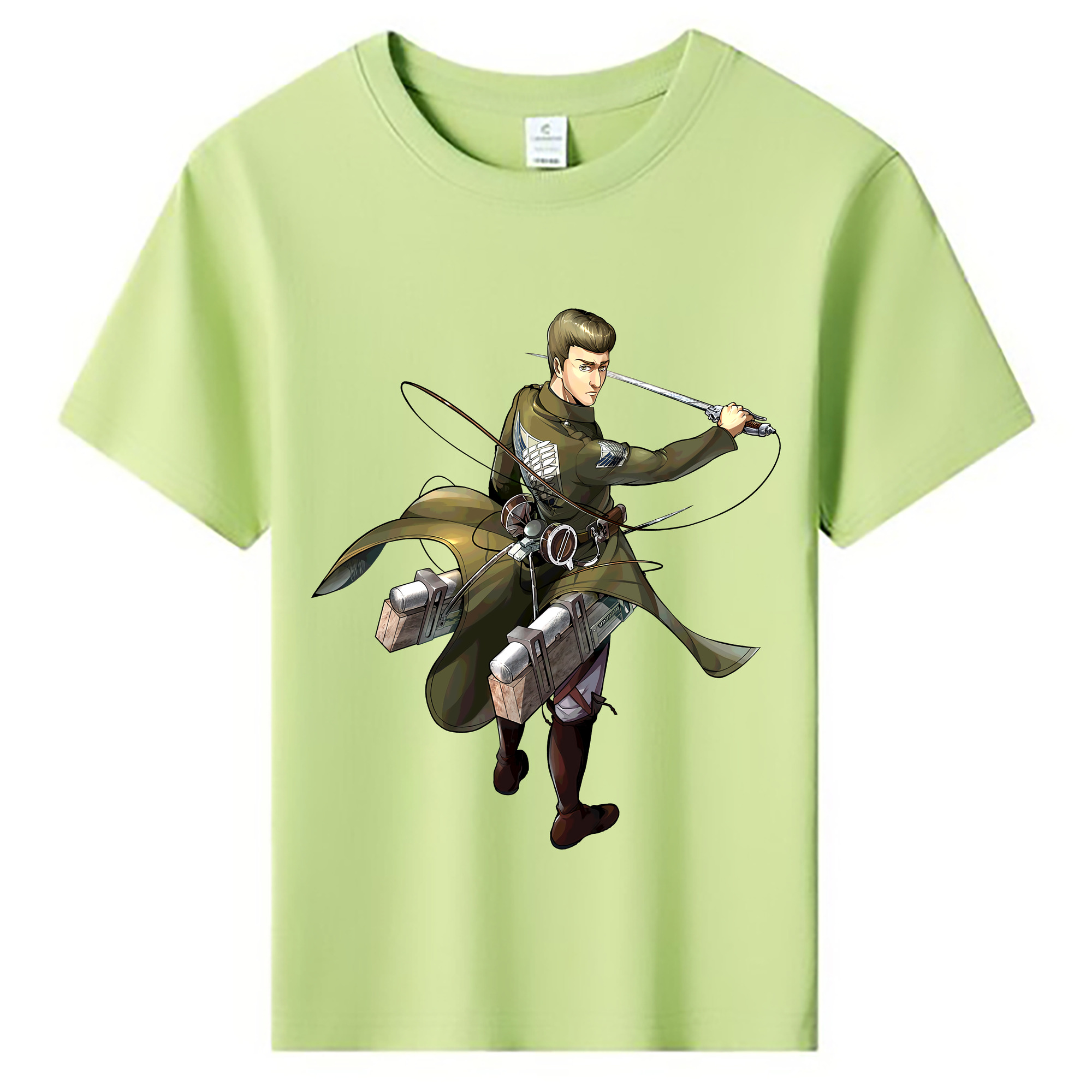 （画像用） 進撃の巨人 Attack on Titan 綿100％キッズTシャツ（フロントプリント）